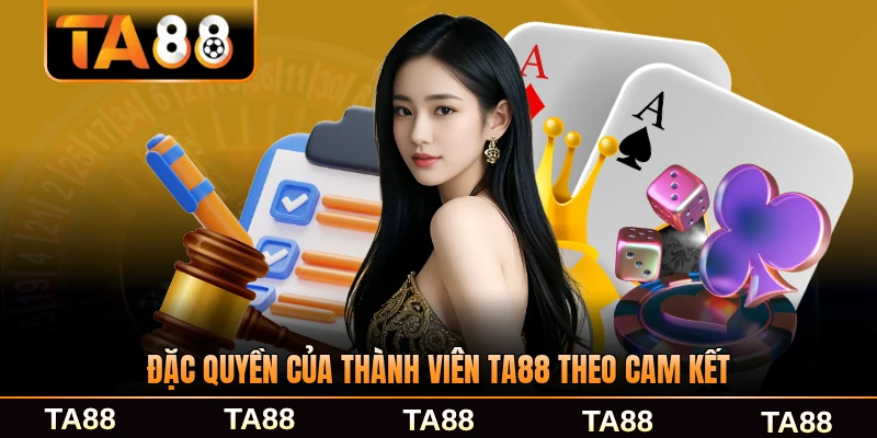 Đặc quyền của thành viên TA88 theo cam kết bảo mật toàn diện nhất